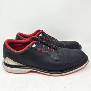 NIKE JORDAN ADG 5 Low Golf Shoes Black Red Fq7874-001 Men's Size 7.5